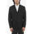 Neil Barrett Unlined Slim Fit Blazer With Patch Pockets Black