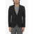 Neil Barrett Side Vents Notch Lapel Slim Fit 2-Button Blazer Blue