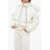 GIUSEPPE DI MORABITO Quilted Down-Jacket With Rhinestone Detail White