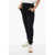 Kenzo Brushed Cotton Tiger Crest Sweatpants Black