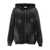 GIUSEPPE DI MORABITO Washed rhinestone hoodie Black