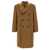 Tagliatore Double-breasted wool coat Beige