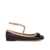 Valentino Garavani Valentino Garavani Leather Ballerina Flats Black