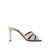 Saint Laurent Saint Laurent Tribute 85 Leather Sandals Beige