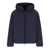 Emporio Armani EMPORIO ARMANI BLUE NAVY HOODED DOWN JACKET Blue