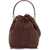 Bally Bucket Bag With Drawstring Closure CUERO 21+ORO