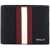 Bally Wallet BLACK+RED/BONE+PALL