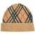 Burberry Ered Cashmere Checkered Beanie SAND