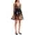 ZIMMERMANN Short Floral Dress BLACK MULTI FLORAL