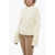 SA SU PHI Ribbed Cashmere Pullover With Double Cuffs White