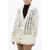 Vivienne Westwood Openwork Cardigan With Contrasting Embroidery White