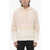 Neil Barrett Brushed Cotton Hoodie Beige