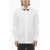 Neil Barrett Cotton Poplin Slim Fit Shirt With Double Collar Black & White