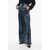 NEW ARRIVALS All-Over Sequined Wide-Leg Pants With Pleats Blue