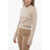 SPORTMAX Blended Cashmere Sweater With Geometric Embroideries Beige