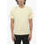 Neil Barrett Slim Fit Fairisle Thunderbolt Crew-Neck T-Shirt With Top Yellow