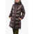 Woolrich Slim Fit Quilted Down Jacket With Hood Brown