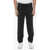 Neil Barrett Solid Color Slim Fit Chino Pants With Adjustable Ankle Black