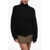 Michael Kors Cropped Fit Cashmere Blend Cardigan Black