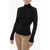 SA SU PHI Turtleneck Sweater With Bell Sleeves Black