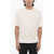 Neil Barrett Solid Color Slim Fit Crew-Neck T-Shirt White