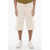 Neil Barrett Stretch Denim Loose Fit Shorts White