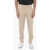 Neil Barrett Solid Color Slim Fit Chino Pants Beige