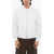 Neil Barrett Lightweight Skinny Fit Bomber Jacket With Zip Closure White