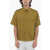 Neil Barrett Short Sleeved Loose Fit Shirt With Double Breast Pocket Green