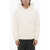 Neil Barrett Easy Fit Hoodie With Patch Pocket White