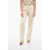 Moschino Couture Virgin Wool Tailoring Pants With Contrasting Detaili Beige