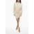 Isabel Marant Knitted Gaelys Minidress With Side Zip Beige