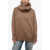 Dolce & Gabbana Maxi Turtleneck Lama Wool Pullover Brown