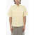 Neil Barrett Short Sleeved Loose Fit Shirt With Double Breast Pocket Yellow