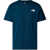 The North Face M Ss Box Nse Tee niebieski