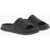 Heron Preston Solid Color Rubber Slides Black