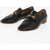 Gucci Leather Loafers With Iconic Detail Black