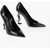 Saint Laurent Patent Leather Opyum Pumps With Ysl Monogram Heel 11Cm Black