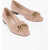 TOD'S Leather Ballet Flats With Golden Detail Pink