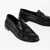 Saint Laurent Leather Penny Loafers Black