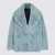 Pinko Pinko Light Blue Fur Jacket CLEAR BLUE