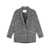 forte_forte Forte_Forte Wool Checked Coat GREY