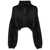 SPORTMAX Sportmax Cropped Cotton Sweater Black