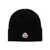 Moncler Moncler Wool And Cashmere Beanie Black