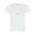 Saint Laurent Saint Laurent Logo Print T-Shirt White