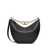 Valentino Garavani Valentino Garavani Vlogo Moon Medium Leather Hobo Bag Black