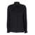 Alberta Ferretti Black Shirt With Pointed Collar In Silk Blend Woman Black