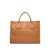 LANCEL Lancel Jour De Medium Zipper Tote Bags BROWN