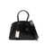 EA7 Ea7 Emporio Armani Medium Leather Tote Bag Black