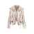 Fendi Fendi Padded Jacket With Zip And Snaps Beige